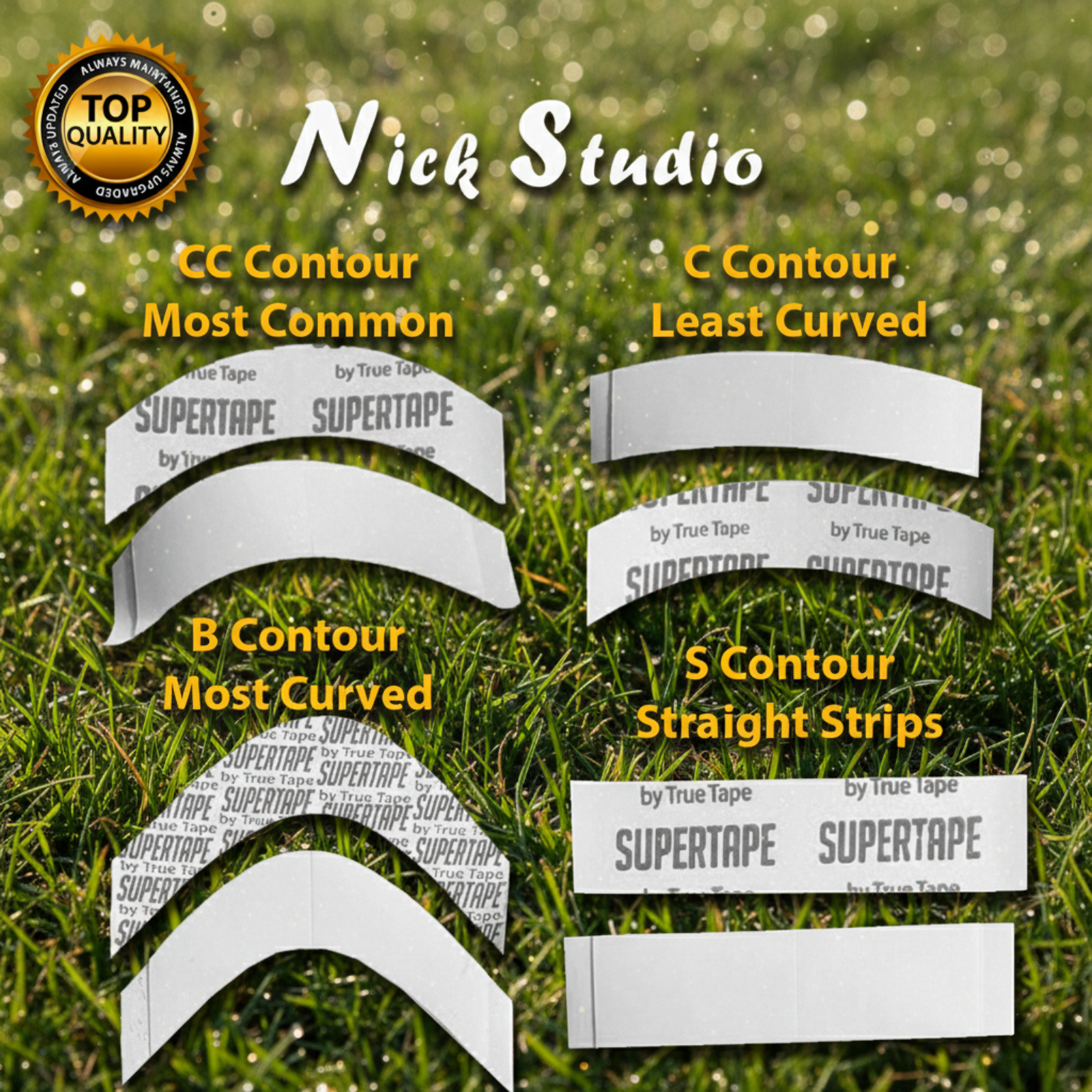 Supertape Contour Wig Tape – Extra Strong Double Sided Hair System Tape UK