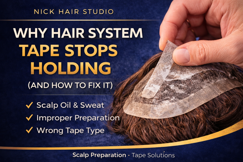 Why Hair System Tape Stops Holding (And How to Fix It)